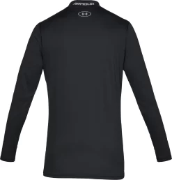 Under Armour Men's ColdGear Armour Mock Neck Long Sleeve Shirt -Ball Games Comprehensive Shop 1320805 001 BlackSteel BCK