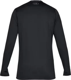 Under Armour Men's ColdGear Fitted Crew Long Sleeve Shirt -Ball Games Comprehensive Shop 1332491 001 BlackSteel BCK