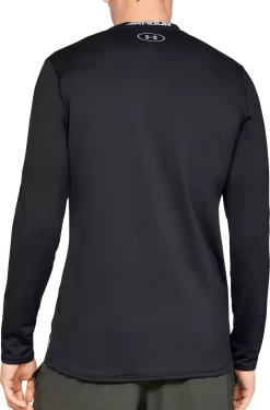 Under Armour Men's ColdGear Fitted Crew Long Sleeve Shirt -Ball Games Comprehensive Shop 1332491 001 BlackSteel MODBCK