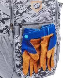 Under Armour Utility Printed 21 Bat Pack -Ball Games Comprehensive Shop 1369318 036 SteelMetallicGold DET alt4