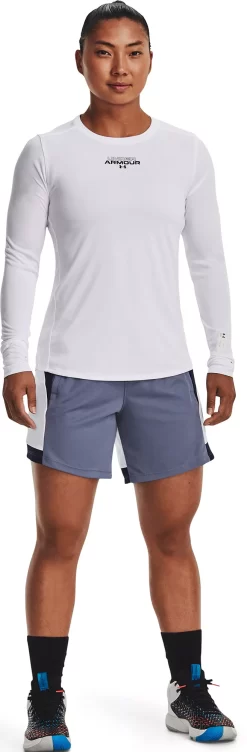 Under Armour Women's Baseline 6.75'' Basketball Shorts 8 Under Armour Women's Baseline 6.75'' Basketball Shorts -Ball Games Comprehensive Shop 1370301HO22 1370301767 AuroraPurple MODSTL