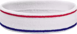 Under Armour Retro Terry Headband -Ball Games Comprehensive Shop 1373118 100 White BCK alt1
