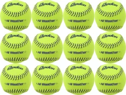 Baden 12'' All-Weather Practice Softballs – 12-Pack