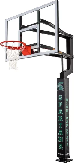 Goalsetter Michigan State Spartans Basketball Pole Pad