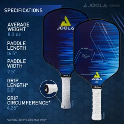 JOOLA Ben John's Hyperion CAS 16 Mm Pro Pickleball Paddle -Ball Games Comprehensive Shop 18500J Blue TEC alt3