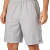 Prince Men's Match 9" Woven Shorts -Ball Games Comprehensive Shop 18PRCMMTCH9WVNSHRBTT LT Heather Grey