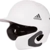 Adidas Junior Captain Baseball Batting Helmet W/ Jaw Guard 1 Adidas Junior Captain Baseball Batting Helmet W/ Jaw Guard -Ball Games Comprehensive Shop 19ADIUCPTNJNRJWGRBTH White