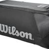 Wilson Team Gear Wheeled Bag -Ball Games Comprehensive Shop 19DEMUTMGRWHLDBGXBBG Black