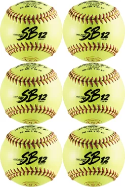 Dudley 12” NFHS/ASA SB12 Fastpitch Softballs - 6 Pack