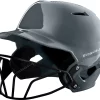 EvoShield Senior XVT Softball Batting Helmet -Ball Games Comprehensive Shop 19EVSAXVTBTTNGHLMBTH Charcoal