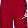 Jordan Boys' Jumpman Vertical Mesh Shorts -Ball Games Comprehensive Shop 19NIKBVRTCLMSHSHRBSA Red