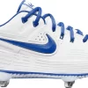 Nike Women's Zoom Hyperdiamond 3 Elite Metal Fastpitch Softball Cleats -Ball Games Comprehensive Shop 19NIKWZMHYPRDMND3STLA White Royal