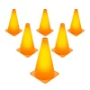 Cipton Light-Up LED Agility Cones - 6 Pack -Ball Games Comprehensive Shop 20IZKULD6PCKGLTYCGAA