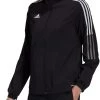 Adidas Women's Tiro 21 Windbreaker -Ball Games Comprehensive Shop 21ADIWTR21WNDBRKRAPO Black