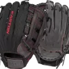 Easton 14'' Ronin Series Slowpitch Glove 1 Easton 14'' Ronin Series Slowpitch Glove -Ball Games Comprehensive Shop 21ETSWRNNSP14HWBLBAS Black