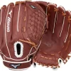 Mizuno 12.5" Prospect Select Series Fastpitch Glove -Ball Games Comprehensive Shop 21MIZGPRSPCTSLCTFCTMA Black Red