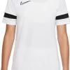 Nike Boys' Dri-FIT Academy Soccer T-Shirt -Ball Games Comprehensive Shop 21NIKBYNKDFCD21TPAPT White Black