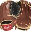 Rawlings 12'' Premium Series Glove 2 Rawlings 12'' Premium Series Glove -Ball Games Comprehensive Shop 21RAWAPRMM12BRNBLFPGA Brown Black