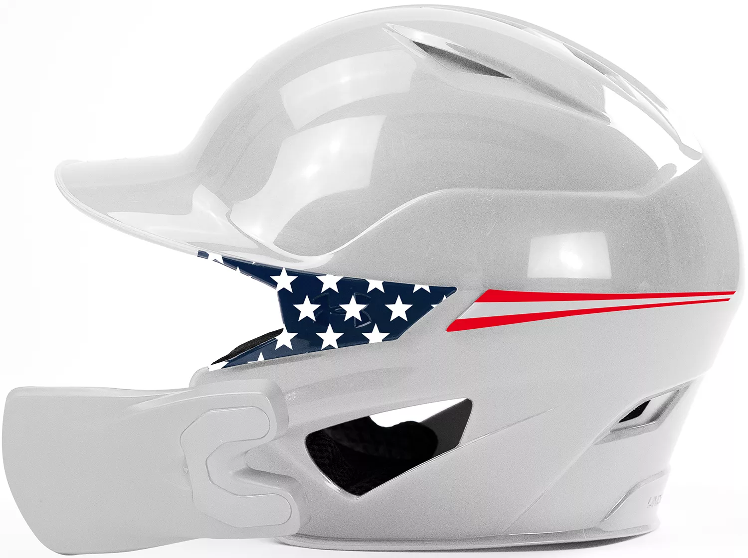 Under Armour Senior USA Converge Batting Helmet W/ Universal Jaw Guard 3 Under Armour Senior USA Converge Batting Helmet W/ Universal Jaw Guard