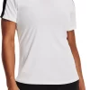 Under Armour Women's Challenger Training T-Shirt -Ball Games Comprehensive Shop 21UARWCHLLNGRSSXXAPT White Black