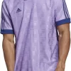 Adidas Men's Tiro Short Sleeve Jersey -Ball Games Comprehensive Shop 22ADIMTRSHRTSLVJRAST Violet Fusion