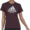 Adidas Women's Soccer Logo T-Shirt -Ball Games Comprehensive Shop 22ADIWSCCRGRPHCTXAPT Shadow Maroon