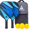 JOOLA Ben Johns Blue Lightning Pickleball Paddle Set -Ball Games Comprehensive Shop 22JOOABNJHNSBLLGHTNN Blue