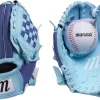 Marucci 8.5" Girls' Backyard Tee Ball Glove & Ball -Ball Games Comprehensive Shop 22MCCYBYBGPBFPLHXCTMA Purple Blue 1