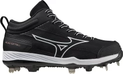 Mizuno Women's Sweep 6 Mid Metal Fastpitch Softball Cleats