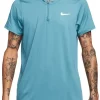 Nike Men's NikeCourt Dri FIT Advantage Top -Ball Games Comprehensive Shop 22NIKMMNKCTDFDVTGRCQA Mineral Teal White