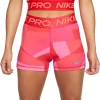 Nike Women's Pro 3" Alpha Shorts -Ball Games Comprehensive Shop 22NIKWPR3LPHSHRTXAPB Bright Crimson