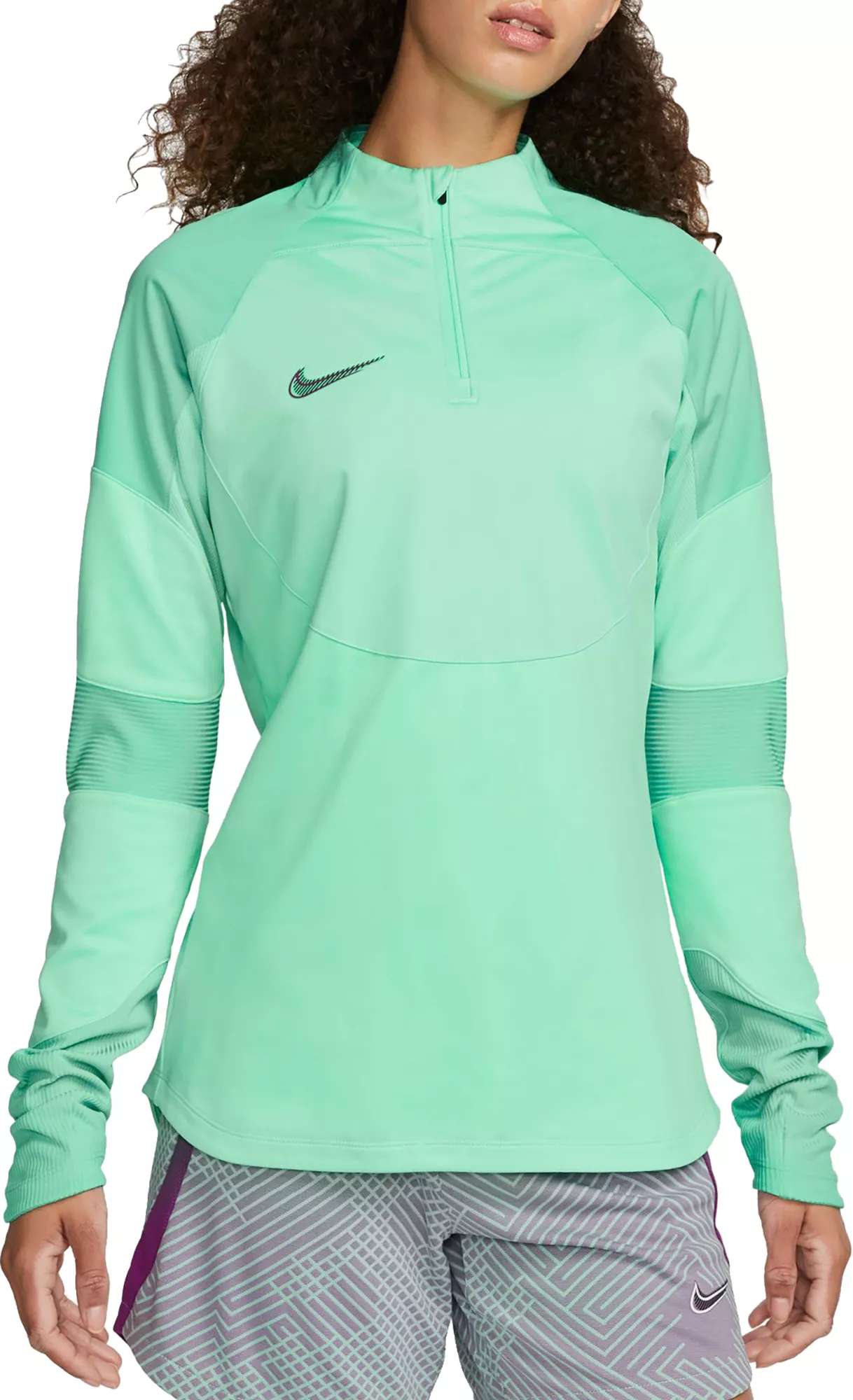 Nike Women's Therma-Fit Strike Winter 1/2 Zip Drill Long-Sleeve Shirt 3 Nike Women's Therma-Fit Strike Winter 1/2 Zip Drill Long-Sleeve Shirt