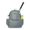Ame And Lulu Courtside Tennis Backpack 2.0 2 Ame And Lulu Courtside Tennis Backpack 2.0 -Ball Games Comprehensive Shop 22QGCWCRTSDTNNSBCTNN Charcoal Lime