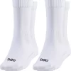 DSG Adult Soccer Grip Crew Socks - 2 Pack -Ball Games Comprehensive Shop 22QYFUDSGSCCRGRPCSOX White 2