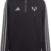 Adidas Kids' Messi Hooded Windbreaker -Ball Games Comprehensive Shop 23ADIYMSSJCKTXXXXAPT Black