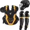 Easton Youth Elite X Catcher's Set -Ball Games Comprehensive Shop 23ETSYLTXCTCHRSSTCTC Black Gold