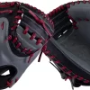 Marucci 31” Youth S Type Caddo Series Catcher's Mitt 2023 -Ball Games Comprehensive Shop 23MCCYCDD31CMCMGRBGL Grey Red