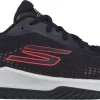 Skechers Men's Viper Court Pro Pickleball Shoes -Ball Games Comprehensive Shop 23SKEMVPRCRTPRBLCSOM Black Red