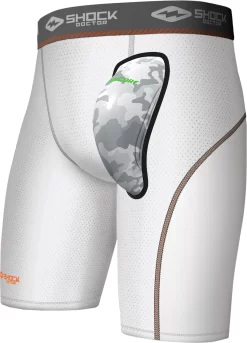 Shock Doctor Adult Compression Shorts With AirCore Cup