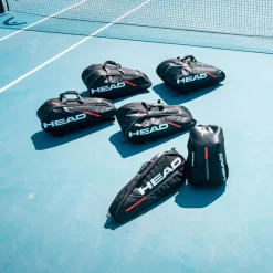 HEAD Tour Team 6R Combi Tennis Bag 7 HEAD Tour Team 6R Combi Tennis Bag -Ball Games Comprehensive Shop 283482 BlackOrange DET alt1