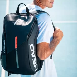 HEAD Tour Team Backpack -Ball Games Comprehensive Shop 283512 BlackOrange DET alt1