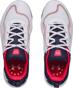 Under Armour Women's Glyde USA Metal Fastpitch Softball Cleats 9 Under Armour Women's Glyde USA Metal Fastpitch Softball Cleats -Ball Games Comprehensive Shop 3025104 100 WhiteRoyal TOP