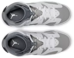 Air Jordan 6 Retro Kids' Grade School Basketball Shoes 13 Air Jordan 6 Retro Kids' Grade School Basketball Shoes -Ball Games Comprehensive Shop 384665 100 WhiteGrey TOP