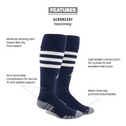 Adidas 3-Stripe Hoop Soccer Socks 19 Adidas 3-Stripe Hoop Soccer Socks -Ball Games Comprehensive Shop 3STRIPEHOOP Navy DET
