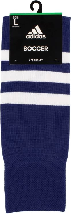 Adidas 3-Stripe Hoop Soccer Socks 15 Adidas 3-Stripe Hoop Soccer Socks -Ball Games Comprehensive Shop 3STRIPEHOOP Navy PKG