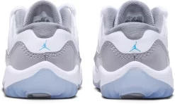 Air Jordan 11 Low Retro Toddler Basketball Shoes -Ball Games Comprehensive Shop 505836 140 GreyBlueWhite BCK