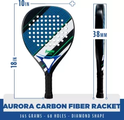 Franklin Aurora Padel Tennis Paddle 15 Franklin Aurora Padel Tennis Paddle -Ball Games Comprehensive Shop 53977P BLUEGREEN DET