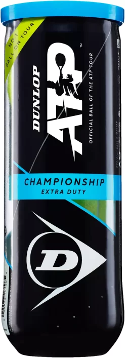 Dunlop ATP Championship Extra Duty Tennis Balls -Ball Games Comprehensive Shop 601349 NOCOLOR FRT alt2