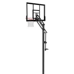 Spalding 50" Performance Acrylic Exactaheight In-Ground Basketball Hoop -Ball Games Comprehensive Shop 881355 NOCOLOR BCK