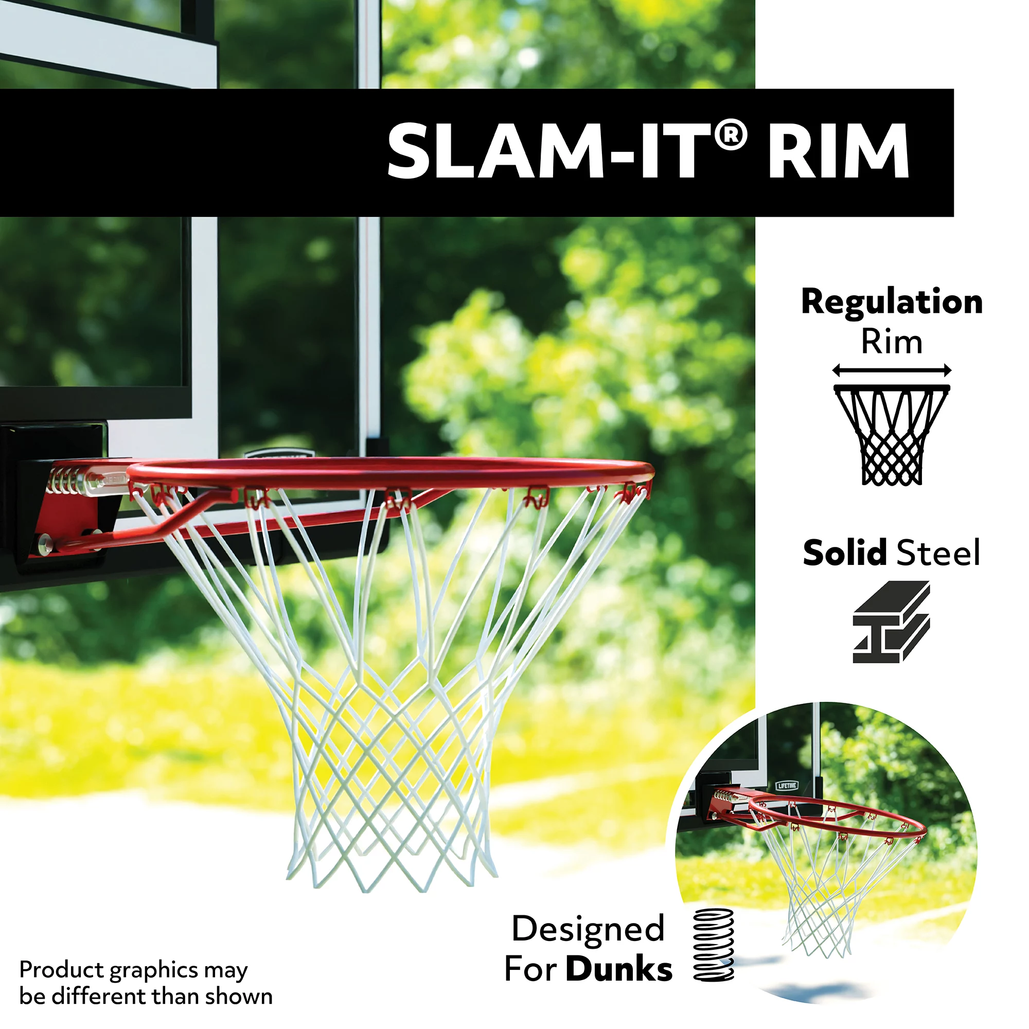 Lifetime 50” All Star Portable Basketball Hoop 5 Lifetime 50” All Star Portable Basketball Hoop - Image 3